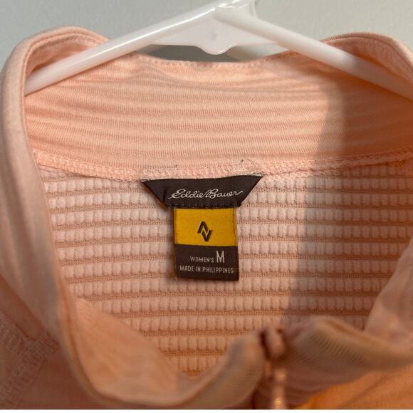 Eddie Bauer Performance Quarter Zip Pullover, Light Pink, Women’s Medium - Picture 4 of 6
